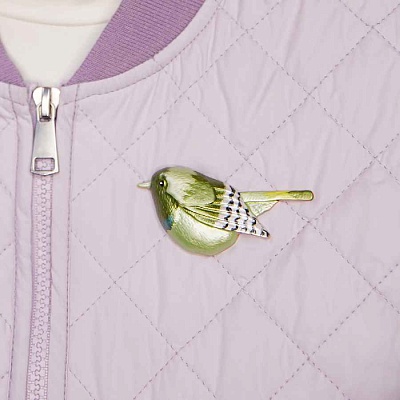 Брошь Птичка  Shadore  XZ1241.19 G/G 