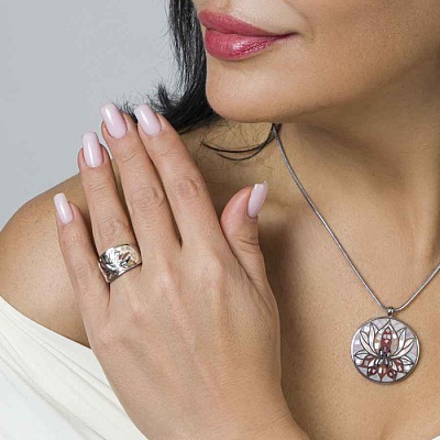 Кольцо  Fiore Luna  KR03598-2/8 