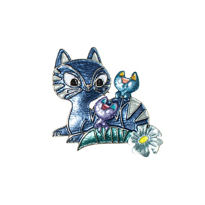 Брошь Семейка XZ1453.23 BL/S 