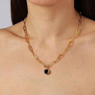 Колье LISANNA SG BLACK  Dyrberg Kern  450089 