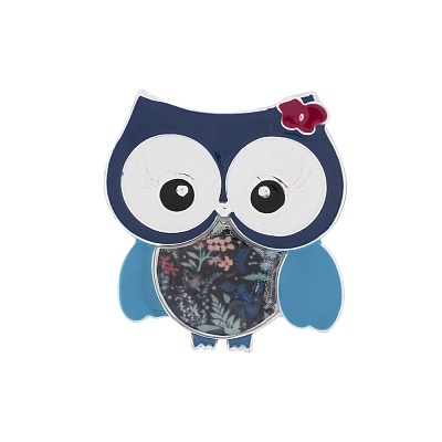 Брошь Совенок XZ0173.21 BL/S 