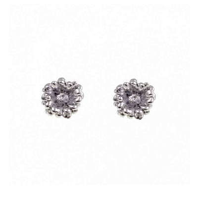 Пусеты Маргаритки LF004C-S BW 