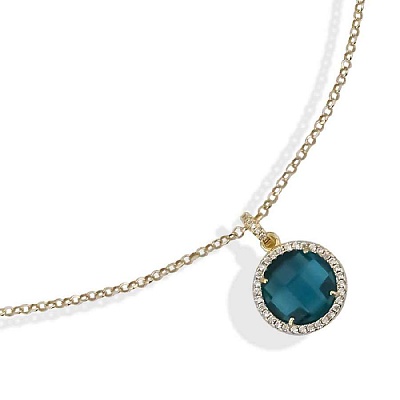 *Колье  Boccadamo  *XGR651D BL/G 