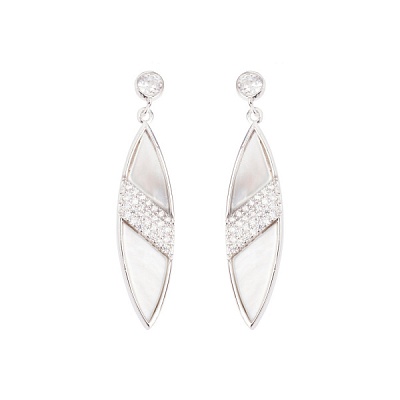 *Серьги  Fiore Luna  *AP3726.C BW 