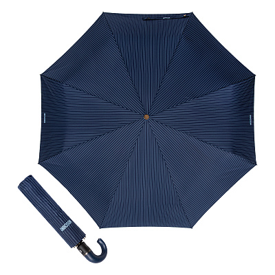 Зонт складной Moschino 8509-ToplessF Pinstripes Blue product-2016 