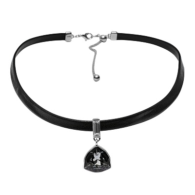 Колье Silver Night / Black Leather B2110SW-N06.3 BW/S 