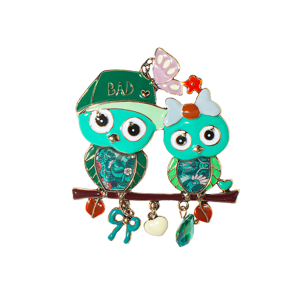 Shadore Брошь Совы Арт.: XZ0531.16 G/G