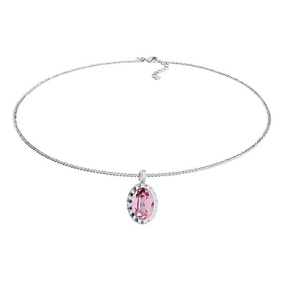 Колье TIVOLA UNICA big (S/P) Light rose 3cm 420530 