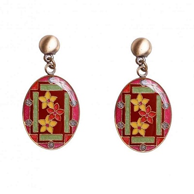 Серьги Незабудки  Clara Bijoux  A75777 R 