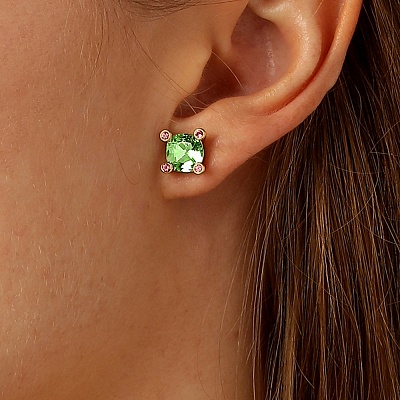 Серьги CLARA SG LIGHT GREEN  Dyrberg Kern  420083 