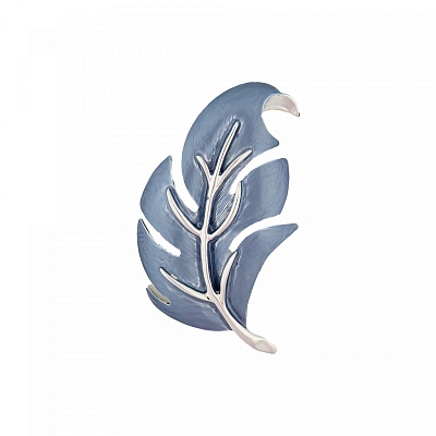 Брошь Лист XZ2067.21 BL/S 