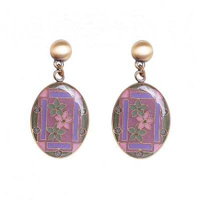 Серьги Незабудки  Clara Bijoux  A75777-7 V 