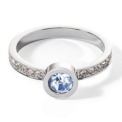 Кольцо Light Blue-Silver 18.5 мм 0228/40-0741 58 