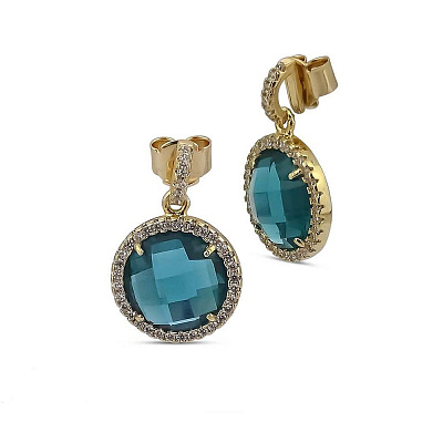 Серьги XOR639D BL/G 