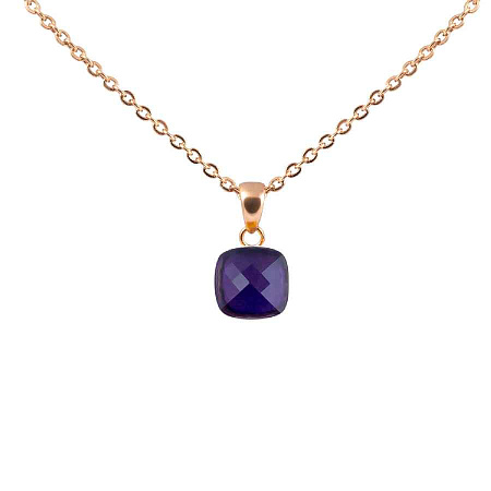 Qudo Колье Firenze tanzanite Qudo *400119.1 V/RG Арт.: *400119.1 V/RG
