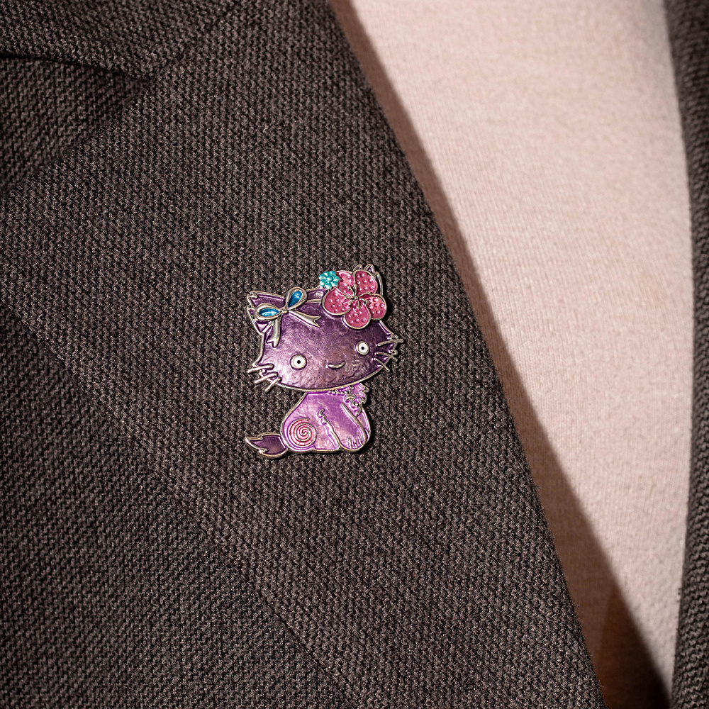 Shadore Брошь KITTY Арт.: XZ1444.11 V/S