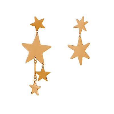 Серьги Звезды ALE0194-G 