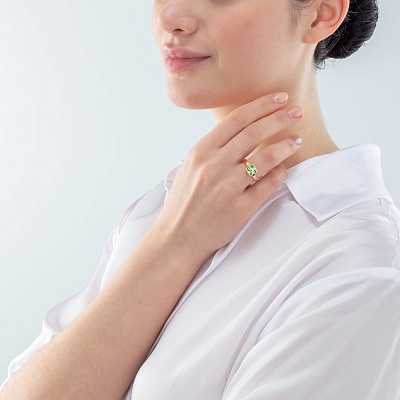 Кольцо Green-Gold  Coeur de Lion  0500/40-0516 58 