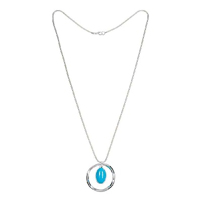 Колье TURQUOISE OPAL LN5142 BL/S 