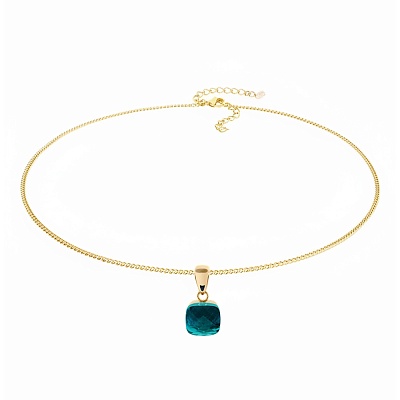 Колье FIRENZE (G) Blue Zircon 107001/48-4601 