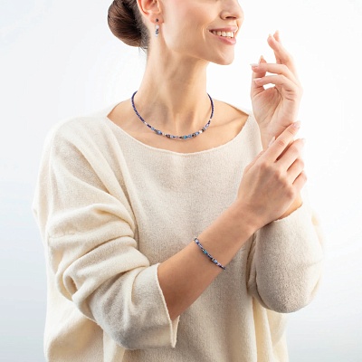 Колье Blue  Coeur de Lion  4565/10-0700 