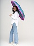 R348-4100 StripePatternPurple (Фиолетовая полоска) Зонт женский автомат Fulton Арт.: R348-4100 StripePatternPurple