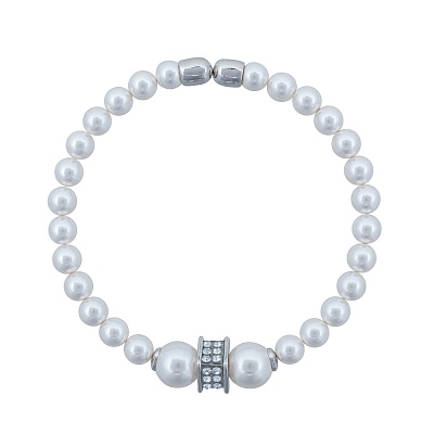 Браслет Cube Crystal C2408PE-B01.1 BW/S 