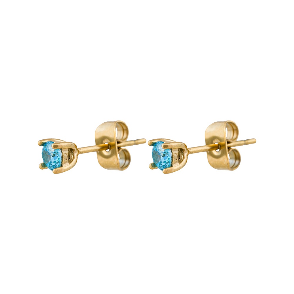 Fiore Luna Пусеты BLUE Арт.: AE03187-3 BL/G