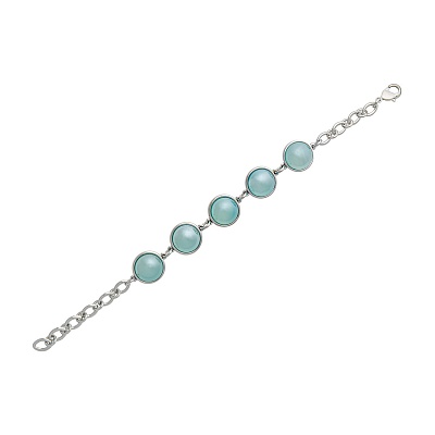 Классический браслет Pearl Blue Sky Agate C1362.21 BL/S 