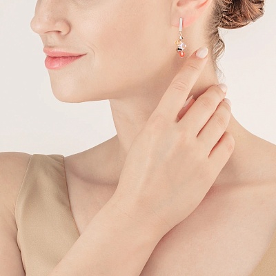 Пусеты Red  Coeur de Lion  5012/21-0300 