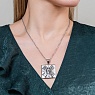 Колье ENAMEL BLACK Арт.: BP03194-1 BW/S