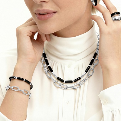 Браслет BLACK EPOXY  Fiore Luna  CCH05391-02 S 