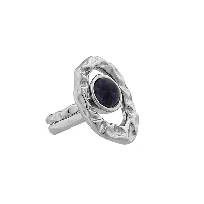Кольцо двойное Sodalite 16.5 мм Possebon *K7158.22/16.5 BL/S  Possebon  *K7158.22/16.5 BL/S 