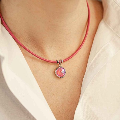 Колье Lotus Pink Delite  Fiore Luna  B1902.7 R/S 