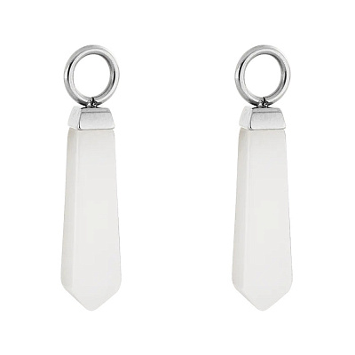 Шармы на серьги Silver-White 0051/44-1417 