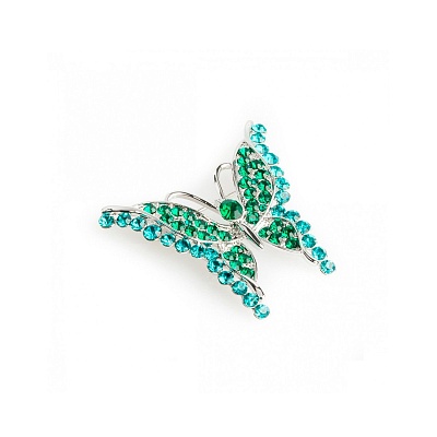 Брошь Бабочка FAN-06291.7 S/G 