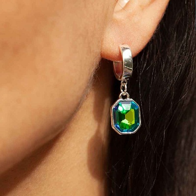 Серьги Virtual Green  Fiore Luna  LE6115 S 