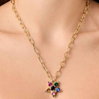 Колье SAGITTA SG RAINBOW  Dyrberg Kern  450048 