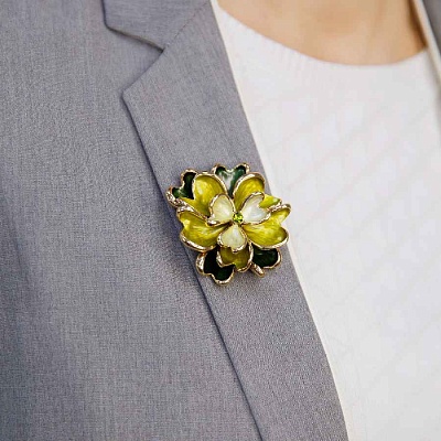 Брошь Цветок  Shadore  XZ1153.19 G/G 