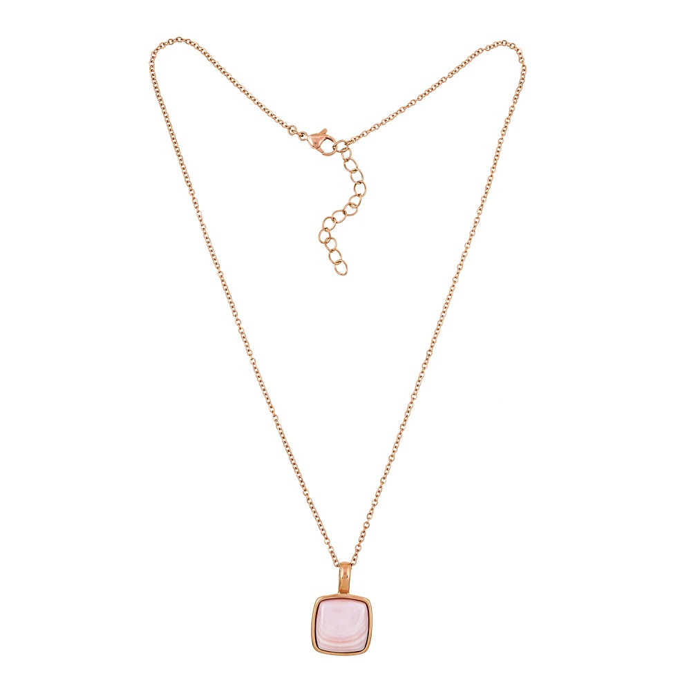 Fiore Luna Колье Куб SHELL ROSE Арт.: BP02914-3 R/RG