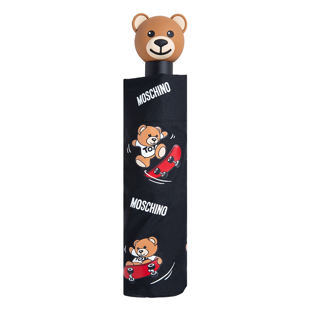 Moschino Зонт складной Moschino 8340-OCA Skater bears Black Арт.: product-3398