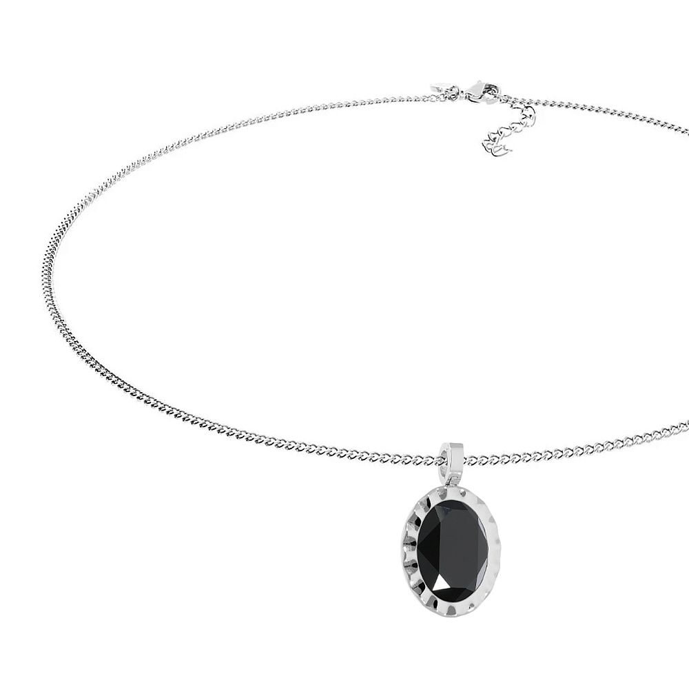 Qudo Колье TIVOLA UNICA big (S/P) Jet 3cm Арт.: 420512