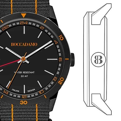 Часы Navy Black  Boccadamo  NV026 BW 