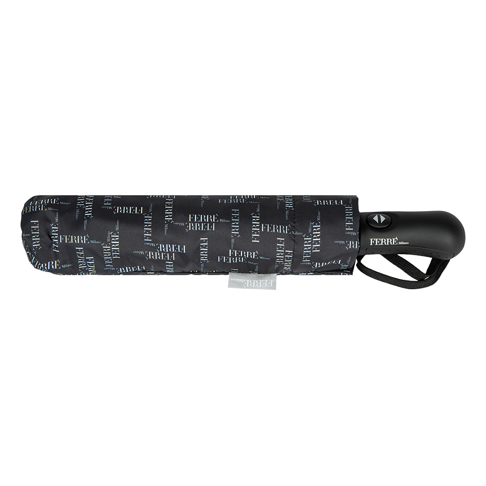 Ferre Milano Зонт складной Ferre 6036-OC Logo Black  product-4041 Арт.: product-4041