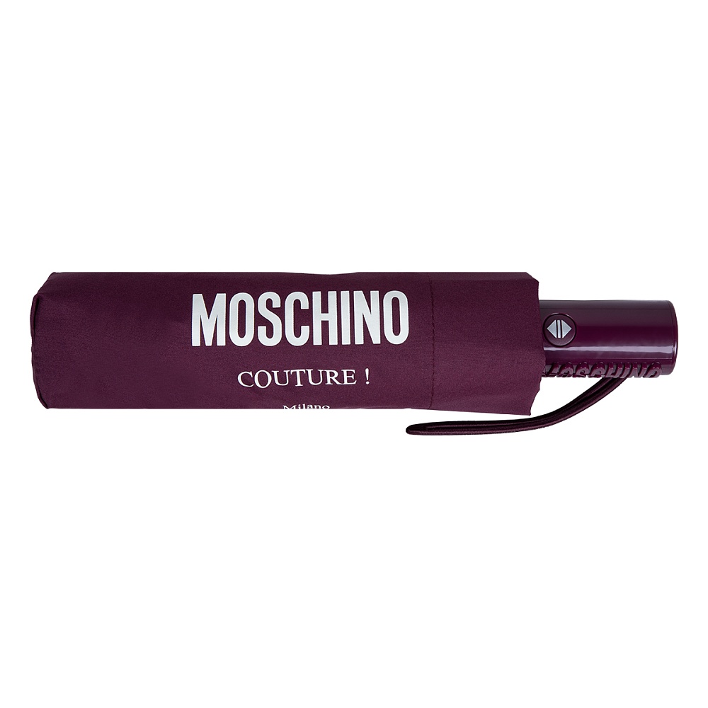 Moschino Зонт складной Logo Couture Burgundy Арт.: product-3418