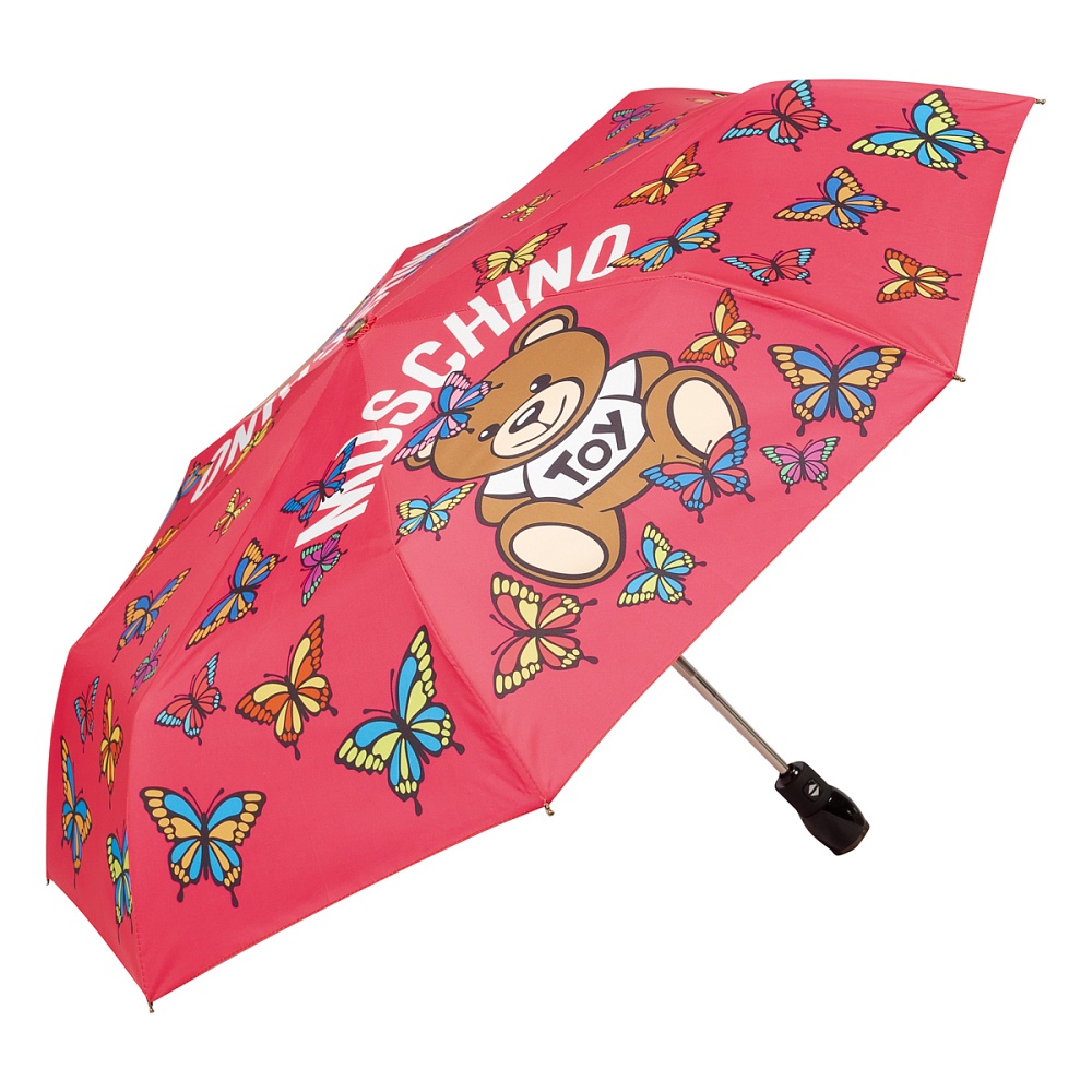 Moschino Зонт складной Butterfly Bear Fuxia Арт.: product-2929