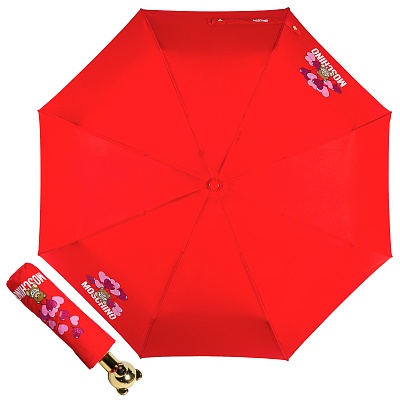 Зонт складной Moschino 8054-OCC Balloons Bear Red product-2779 