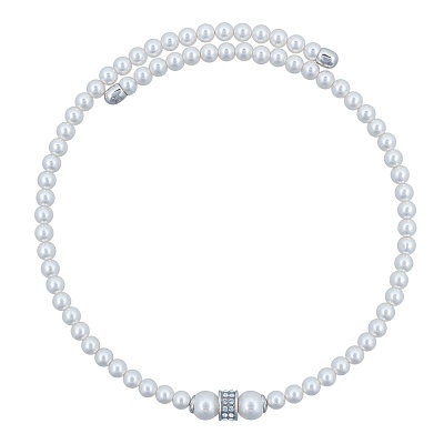 Колье Cylinder Crystal B2409PE-N02.1 BW/S 