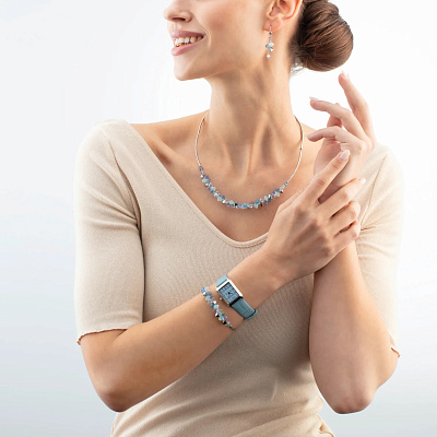 Часы Light Blue-Silver  Coeur de Lion  7670/71-0741 