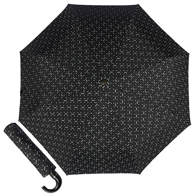 Зонт складной Moschino 8505-ToplessA Man dots Black  Moschino  product-2026 